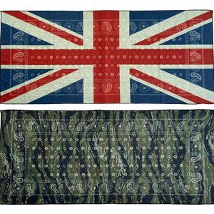 Union Jack/Tiger Camo Stripe Beach Towel - 2 Pack